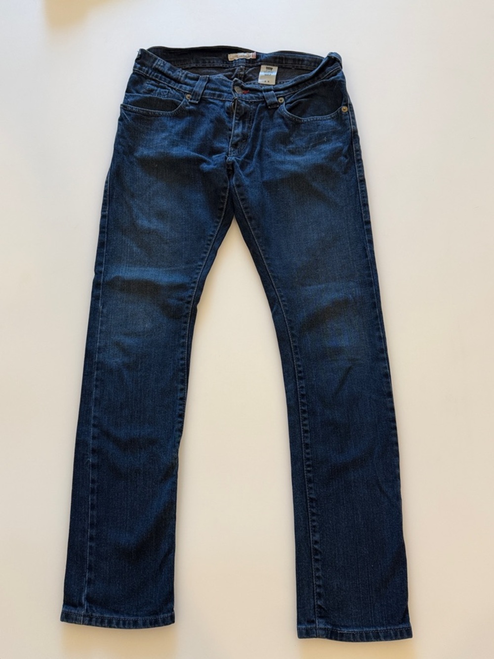 Levi's Slouch 504 Skinny dark Indigo Straight Leg Jeans